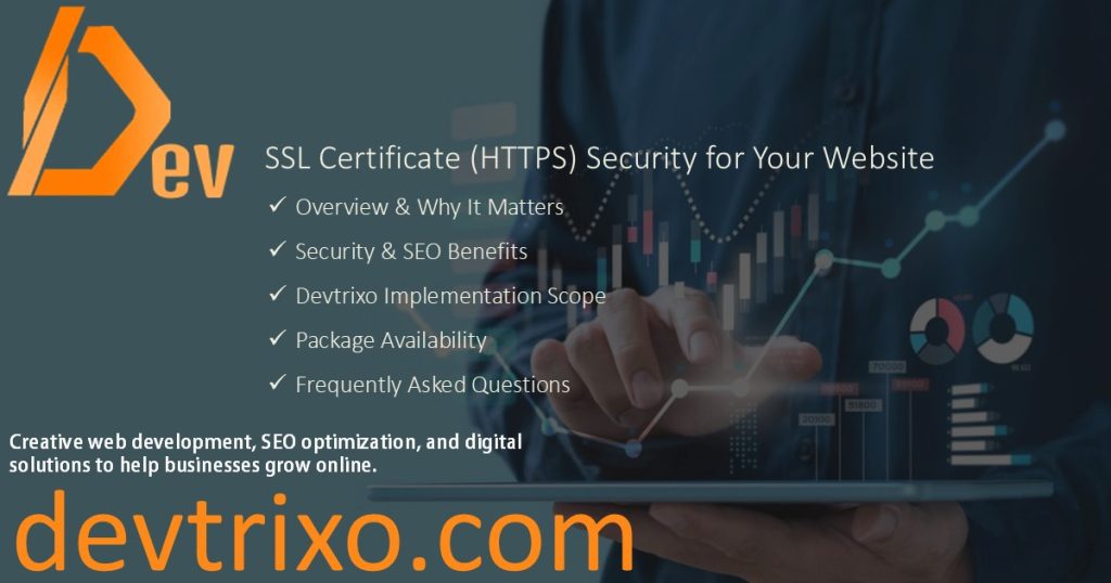 SSL Certificate (HTTPS) Website Security Implementation by Devtrixo